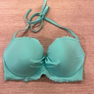 TEAL UNDERWIRE VICTORIA SECRET BIKINI TOP